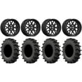 thumbnail image 1 of Valor V03 14" Wheels Black 30" MotoSlayer Tires Honda Rincon Yamaha Rhino Kawasaki Brute Force Suzuki KingQuad, 1 of 4