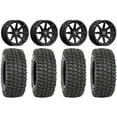 thumbnail image 1 of Valor V03 14" Wheels Black 30" XCR350 Tires Sportsman RZR Ranger, 1 of 4