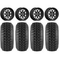 thumbnail image 1 of Valor V03 15" Wheels Black 30" Desert Series Tires Can-Am Commander Maverick Renegade Outlander Defender, 1 of 4