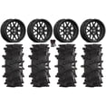 thumbnail image 1 of Valor V03 15" Wheels Black 32" Outlaw Max Tires Kawasaki Teryx Mule, 1 of 4
