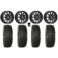 thumbnail image 1 of Valor V03 15" Wheels Black 33" RC500S Sticky Tires Kawasaki Mule Pro FXT, 1 of 4