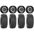 thumbnail image 1 of Valor V03 15" Wheels Black 33" XCR350 Tires Can-Am Maverick X3 / Honda Pioneer 1000 / Talon, 1 of 4