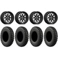 thumbnail image 1 of Valor V03 15" Wheels Black 37" MotoRally Tires Sportsman RZR Ranger, 1 of 4