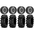 thumbnail image 1 of Valor V05 Beadlock 14" Wheels Black 27" Cryptid Tires Can-Am Maverick X3 / Honda Pioneer 1000 / Talon, 1 of 4