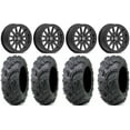thumbnail image 1 of Valor V05 Beadlock 14" Wheels Black 27" Zilla Tires Kawasaki Mule Pro FXT, 1 of 4