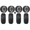 thumbnail image 1 of Valor V05 Beadlock 14" Wheels Black 28" Regulator 2 Tires Can-Am Commander Maverick Renegade Outlander Defender, 1 of 4