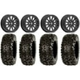 thumbnail image 1 of Valor V05 Beadlock 14" Wheels Black 30" Rip Saw Tires Can-Am Commander Maverick Renegade Outlander Defender, 1 of 4