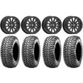 thumbnail image 1 of Valor V05 Beadlock 15" Wheels Black 29" Liberty Tires Sportsman RZR Ranger, 1 of 4