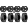 thumbnail image 1 of Valor V05 Beadlock 15" Wheels Black 32" Alpha Tires Can-Am Commander Maverick Renegade Outlander Defender, 1 of 4