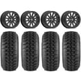thumbnail image 1 of Valor V05 Beadlock 15" Wheels Black 32" Desert Series Tires Kawasaki Teryx Mule, 1 of 4