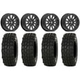 thumbnail image 1 of Valor V05 Beadlock 15" Wheels Black 32" XComp ATR Tires Sportsman RZR Ranger, 1 of 4
