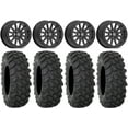 thumbnail image 1 of Valor V05 Beadlock 15" Wheels Black 33" XTR370 Tires Sportsman RZR Ranger, 1 of 4