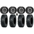 thumbnail image 1 of Valor V07 Beadlock 15" Wheels Black 30" MT911 Tires Sportsman RZR Ranger, 1 of 4