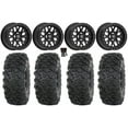 thumbnail image 1 of Valor V07 Beadlock 15" Wheels Black 30" Roctane T4 Tires Sportsman RZR Ranger, 1 of 4
