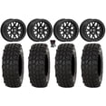 thumbnail image 1 of Valor V07 Beadlock 15" Wheels Black 32" XComp ATR Tires Sportsman RZR Ranger, 1 of 4