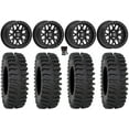 thumbnail image 1 of Valor V07 Beadlock 15" Wheels Black 32" XT400 Tires Sportsman RZR Ranger, 1 of 4