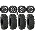 thumbnail image 1 of Valor V07 Beadlock 15" Wheels Black 33" XTR370 Tires Can-Am Commander Maverick Renegade Outlander Defender, 1 of 4