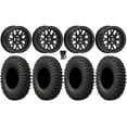 thumbnail image 1 of Valor V07 Beadlock 15" Wheels Black 37" MotoCrusher Tires Kawasaki Mule Pro FXT, 1 of 4