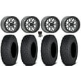 thumbnail image 1 of Valor V07 Beadlock 15" Wheels Graphite 32" Coyote Tires Sportsman RZR Ranger, 1 of 4