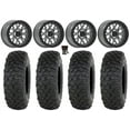 thumbnail image 1 of Valor V07 Beadlock 15" Wheels Graphite 33" Chicane DS Tires Sportsman RZR Ranger, 1 of 4