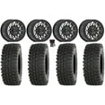 thumbnail image 1 of Valor V08 Beadlock 15" Wheels Dark Tint 35" BDC Tires Kawasaki Mule Pro FXT, 1 of 4