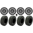 thumbnail image 1 of Valor V09 Beadlock 15" Wheels Black 32" Crawler XG Tires Kawasaki Teryx Mule, 1 of 4