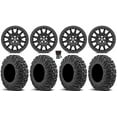 thumbnail image 1 of Valor V09 Beadlock 15" Wheels Black 32" MotoVator Tires Sportsman RZR Ranger, 1 of 4