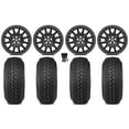 thumbnail image 1 of Valor V09 Beadlock 15" Wheels Black 32" Regulator 2 Tires Kawasaki Mule Pro FXT, 1 of 4