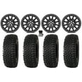 thumbnail image 1 of Valor V09 Beadlock 15" Wheels Black 33" Roctane STX Tires Can-Am Maverick R, 1 of 4