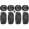 thumbnail image 1 of Valor V09 Beadlock 15" Wheels Black 33" XCR350 Tires Polaris RZR Turbo R & Pro R Ranger 1500 Xpedition, 1 of 4