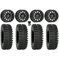 thumbnail image 1 of Valor V09 Beadlock 15" Wheels Black 33" XT400 Tires Polaris RZR Turbo R & Pro R Ranger 1500 Xpedition, 1 of 4