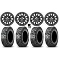 thumbnail image 1 of Valor V09 Beadlock 15" Wheels Black 34" Predator Tires Can-Am Maverick R, 1 of 4