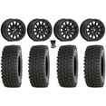 thumbnail image 1 of Valor V09 Beadlock 15" Wheels Black 35" BDC Tires Polaris RZR Turbo R & Pro R Ranger 1500 Xpedition, 1 of 4