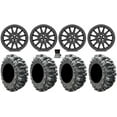 thumbnail image 1 of Valor V09 Beadlock 15" Wheels Charcoal 31" Bogger Tires Can-Am Maverick R, 1 of 4
