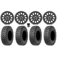 thumbnail image 1 of Valor V09 Beadlock 15" Wheels Charcoal 32" Alpha Tires Sportsman RZR Ranger, 1 of 4