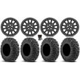 thumbnail image 1 of Valor V09 Beadlock 15" Wheels Charcoal 32" MotoVator Tires Polaris RZR XP 1000 / PRO XP / Ranger XP 900/1000, 1 of 4