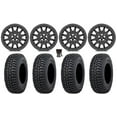 thumbnail image 1 of Valor V09 Beadlock 15" Wheels Charcoal 32" Tricera Tires Sportsman RZR Ranger, 1 of 4