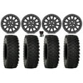 thumbnail image 1 of Valor V09 Beadlock 15" Wheels Charcoal 35" ATX470 Tires Sportsman RZR Ranger, 1 of 4