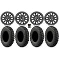 thumbnail image 1 of Valor V09 Beadlock 15" Wheels Charcoal 35" MotoRally Tires Sportsman RZR Ranger, 1 of 4