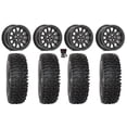 thumbnail image 1 of Valor V09 Beadlock 15" Wheels Charcoal 35" RC500 Tires Sportsman RZR Ranger, 1 of 4