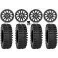 thumbnail image 1 of Valor V09 Beadlock 15" Wheels Charcoal 35" XT400 Tires Can-Am Maverick R, 1 of 4