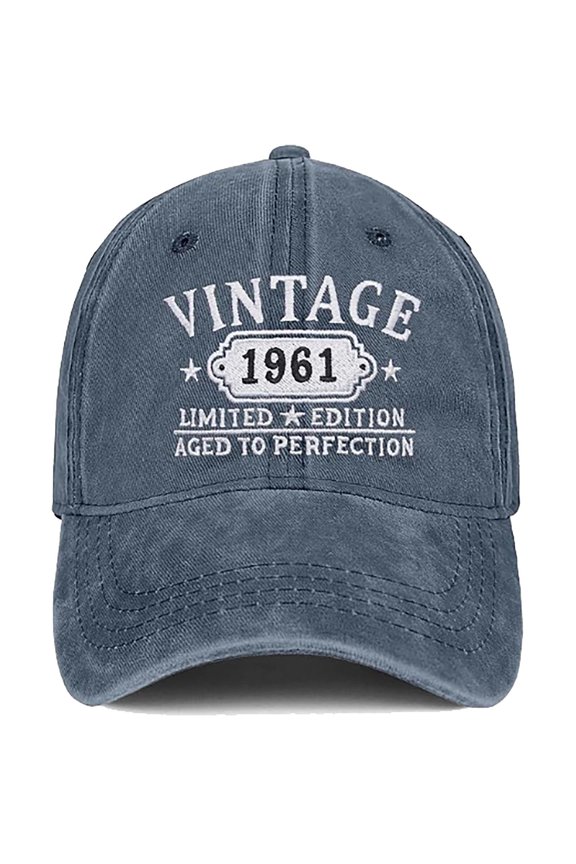 Adult Embroidery Baseball Visor For Outdoor Leisure Activities Unisex Casual Wear Blue