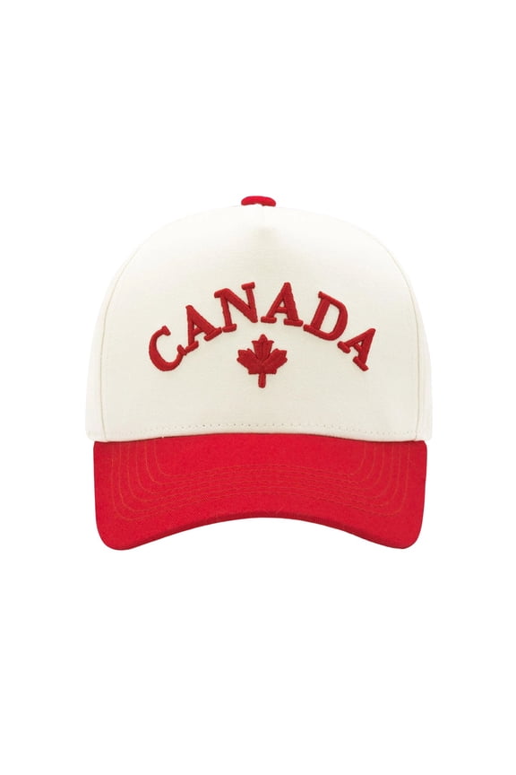 Adult Embroidery Baseball Visor For Outdoor Recreational Activities With Casual Style Red
