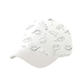 thumbnail image 1 of Valora Baby Sun Hat for Boys Girls Toddler Dinosaur Print Baseball Cap Adjustable Kids Outdoor Daily Casual Wear White, 1 of 6