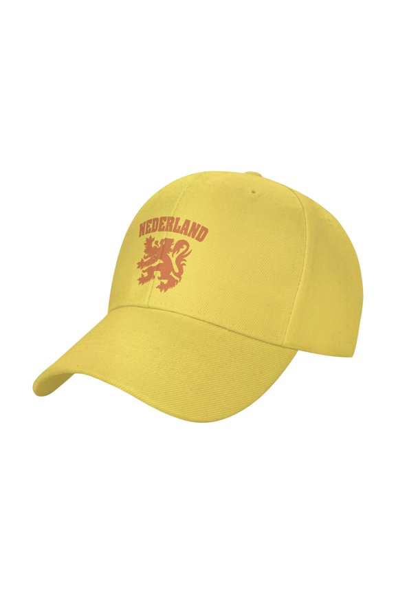 Brazil Baseball Cap Printed Couple Summer Outdoor Sun Hat Classic Daily Wear Yellow Yellow