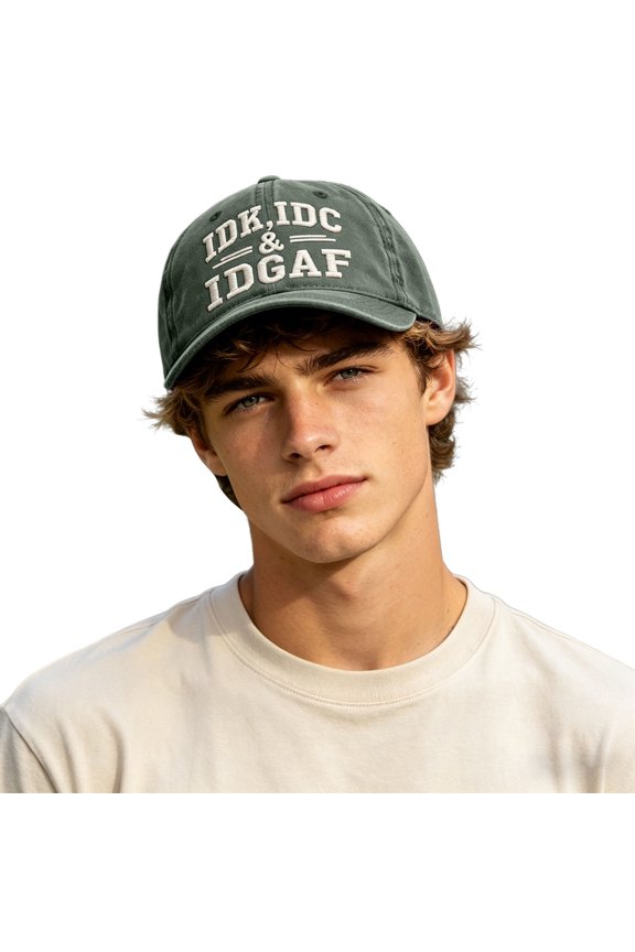 Classic Washable Outdoor Sun Baseball Visor With Embroidered Detail For Daily Style Green