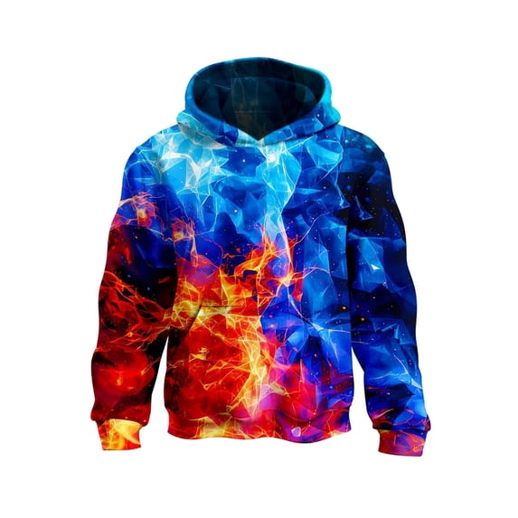 Valora Men Sweatshirt Heavyweight Pullover Hoodie with Front Pocket and Adjustable Drawstring for Everyday Casual Comfort and Durable Warmth Blue 5XL