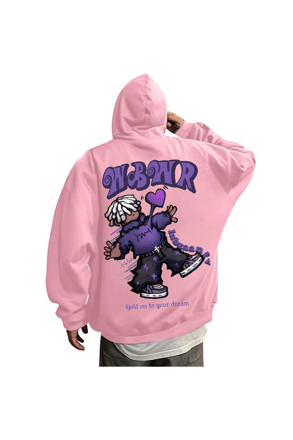 Men Sweatshirt Lightweight Pullover Hoodie Pullovers Men Lifeguard Hoodie for plus Size Sweatshirt Youth Pro 5 Lightweight for Man Mens Pullover Men's Pink 3XL