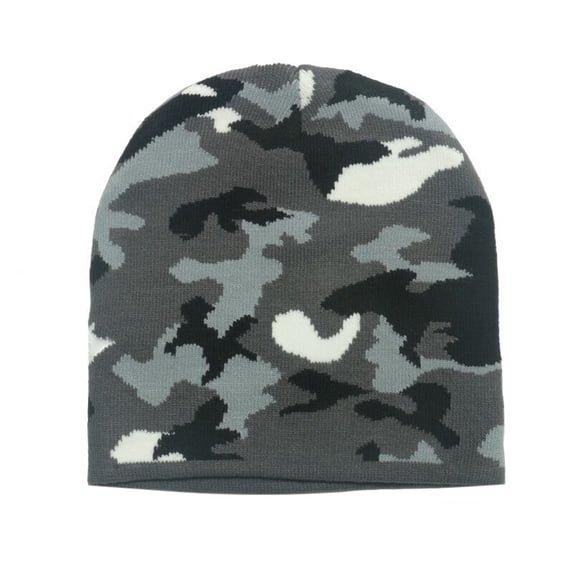 Valora Men Winter Outdoor Casual Pullover Hat Warm Fashion Earflap Gray