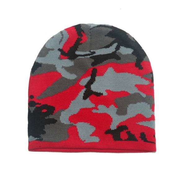 Valora Men Winter Outdoor Casual Pullover Hat Warm Fashion Earflap Red